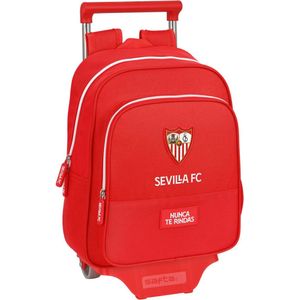 Schoolrugzak met Wielen Sevilla Fútbol Club Rood (28 x 34 x 10 cm)