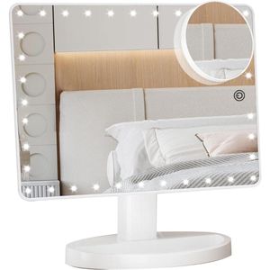 ApexArte® Hollywood Spiegel met Verlichting - Wit