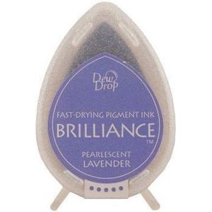 Inktkussen Brilliance Dew drops Pearlescent Lavender (1 st)