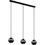 EGLO Perpigo - Hanglamp - GU10 - 92,5 cm - Zwart