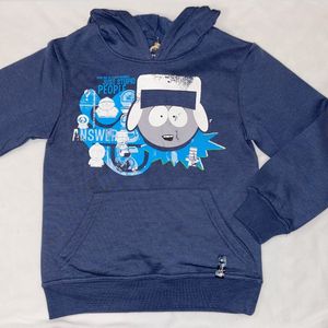 Southpark hoodie blauw-Maat 182