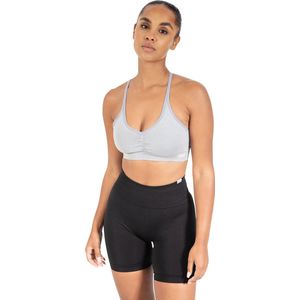 Smilodox Dames sportbeha - Batik Scrunch Icon - gevormde pasvorm, ondoorzichtige push-up bh, bh met V-hals zonder beugel, uitneembare cups, verstelbare bandjes bustier, yoga, fitness & training