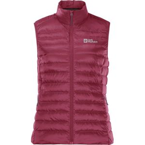 Jack Wolfskin Pack & Go Down Vest W 1207031-2198, Vrouwen, Rood, Mouwloos, maat: XL