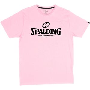 Spalding Essential Logo T-Shirt Kinderen - Roze | Maat: 152
