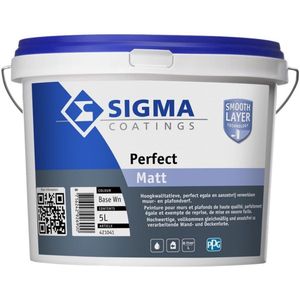 Sigma Perfect Matt 10 liter RAL 9010 Mengkleur