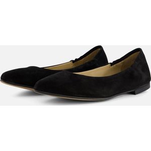 Linea Zeta Ballerina's zwart Suede - Maat 42