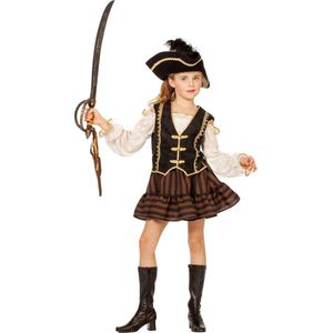 Schatzoeker Piratenpak Meisje - 140