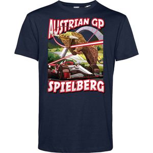 T-shirt Print Austrian GP Spielberg | Formule 1 fan | Max Verstappen / Red Bull racing supporter | Navy | maat 3XL