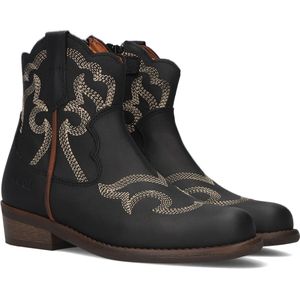 Koel4kids 10m012 Cowboylaarzen - Western Laarzen - Meisjes - Zwart - Maat 29