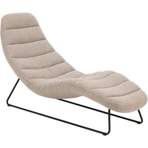 Chaplin - Ligstoel - Beige - Stof