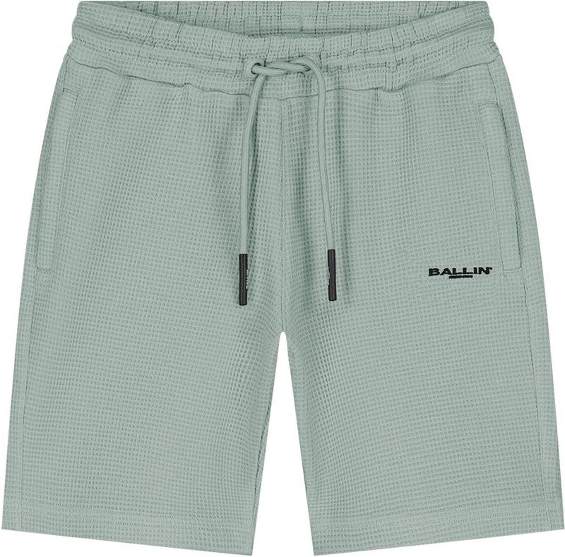 Ballin Amsterdam - Jongens Regular fit Shorts Sweat - Green - Maat 6