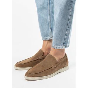 Sacha - Heren - Camel suède loafers - Maat 40