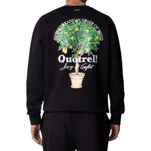 Quotrell Limone Crewneck Black/White