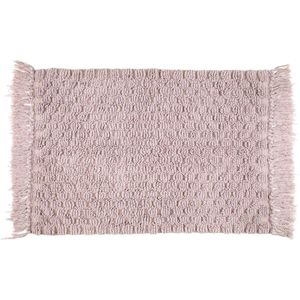 Lucy's Living Luxe badmat MIT Pink  – 50 x 80 cm  cm – roze - badkamer mat - badmatten -  badtextiel - wonen – accessoires