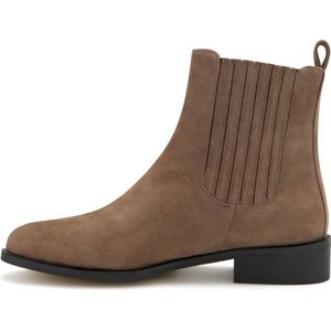 Isabel Bernard Vendôme Chey - Dames - Chelsea Boots - Taupe - Maat 37