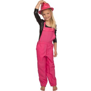 Roze overall - tuinbroek voor kinderen - maat 140