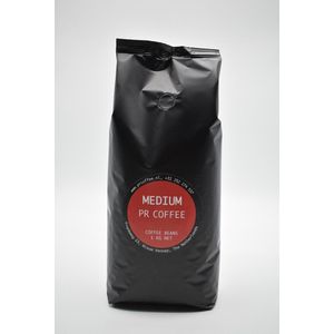 PR Coffee - Medium Roast koffiebonen 1 kg - Intensiteit 3/5