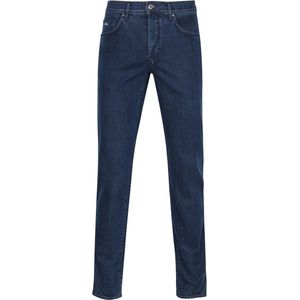 Brax - Cadiz Jeans Navy Blauw - Heren - Maat W 34 - L 32 - Regular-fit