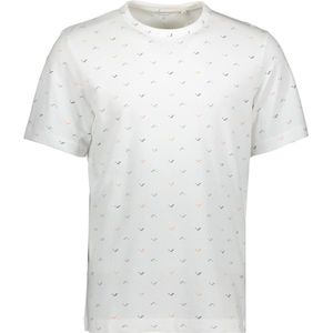 Tom Tailor T-shirt Allover Printed Pique T Shirt 1040899xx10 34624 Mannen Maat - XXL