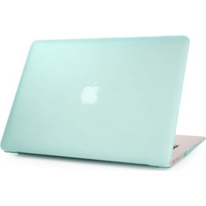 Mobigear - Laptophoes geschikt voor Apple MacBook Air 13 Inch (2010-2019) Hoes Hardshell Laptopcover MacBook Case | Mobigear Matte - Groen - Model A1369 / A1466