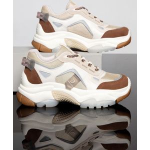 Dark Seer Volwassenen Vrouwen Casual/dagelijks Kleurrijk sportschoenen - Beige bruin - 37