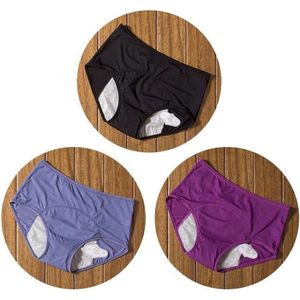 WiseGoods Menstruatie Ondergoed - Hoge Taille Onderbroek - Wasbaar - Incontinentie Vrouw - Period Underwear - M/L - 3 stuks