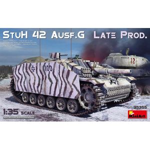 1:35 MiniArt 35355 StuH 42 Ausf. G Late Prod. Tank Plastic Modelbouwpakket