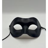 Zwart leren masker heren - Handgemaakt gala masker - gemaskerd bal masker - Zorro masker - Venetiaans masker heren
