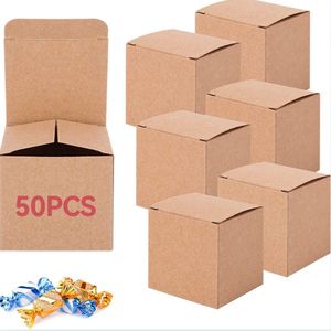 Cupcake doos - Geschikt voor snoepjes, sieraden, chocolade, etc. - Kraft papierdozen, opvouwbaar en stevig