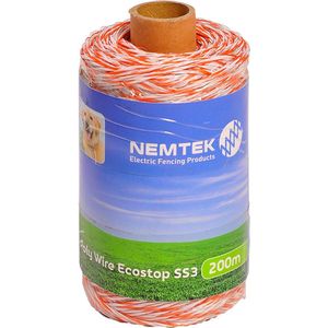 Nemtek Agri - Afrasteringsdraad - Geleider kunststofdraad - 200m