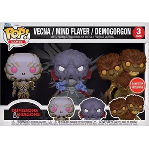 Funko Pop! Dungeons & Dragons - Vecna, Mind Flayer & Demogorgon Exclusive