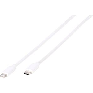 Vivanco USB 2.0 Adapter [1x USB-C stekker - 1x Apple dock-stekker Lightning] LIGHTNVVUSBC12W