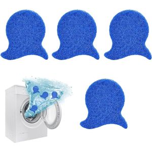 Dierenhaarverwijderaar - Set van 5 - Anti-pluisballen - Blauw .