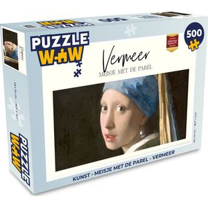 Puzzel Kunst - Meisje met de parel - Vermeer - Legpuzzel - Puzzel 500 stukjes