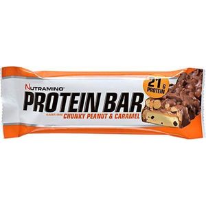 Nutramino Protein Bar - Eiwitreep - Chunky Pinda & Caramel - 1 doos - Chunky Peanut & Caramel