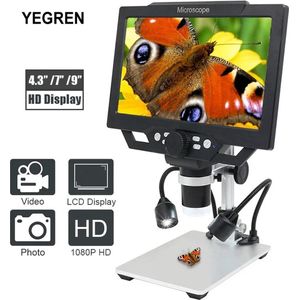 Yegren - Lcd-scherm - Digitale Microscoop - Video Microscoop - Led - 1600x - Monuculaire