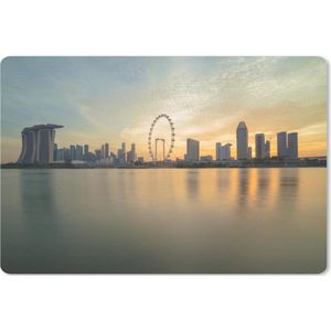 Bureau mat - Skyline Singapore - 60x40