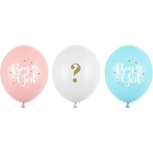 Partydeco - Ballonnen Boy or Girl - 50 stuks