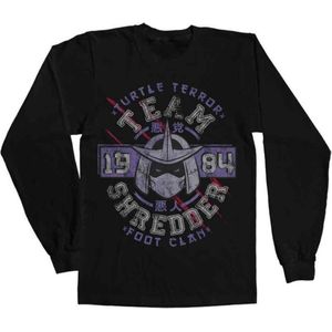 Teenage Mutant Ninja Turtles Longsleeve shirt -S- Team Shredder Zwart