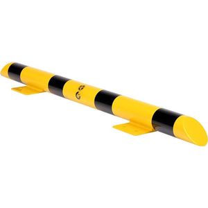 Beschermbalk - Geel/Zwart - 1200 mm - Ø 76 cm