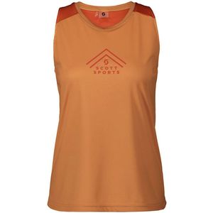 Scott Endurance Tech Mouwloos T-shirt Oranje S Vrouw