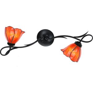 Art Deco Trade - Tiffany Wandlamp / Plafonnière Lovely Tender Poppy 2