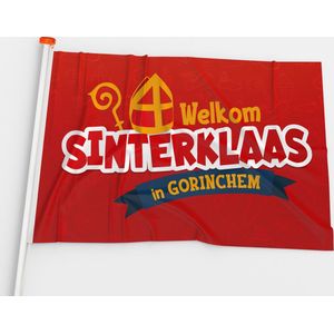 Sinterklaas vlag Gorinchem - Feest decoratie - Versiering - 150 x 100 cm