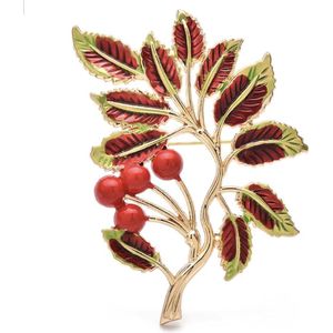 N3 Collecties Leuke Emaille Bonen Bladeren Broches Pins Voor Vrouwen Unisex