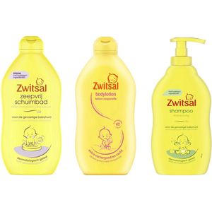 Zwitsal SET Bodylotion / Badschuim / Shampoo - 3 x 400 ml