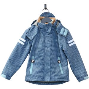 Ducksday - vierseizoensjas met uitritsbare fleece - waterdicht - unisex - Ranger - maat 92/98 - ski - reflectoren - recycled polyester