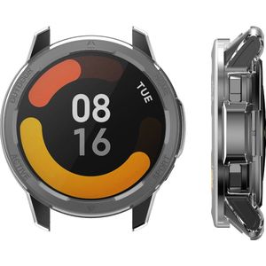 kwmobile 2x Hoes voor geschikt voor Xiaomi Watch S1 Active - Siliconenhoes voor sporthorloge transparant