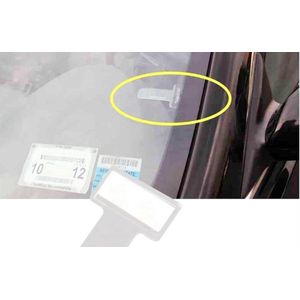 *** 1x Parkeerticket-Houder-Autoruit-Parkeerkaart-Clip-Kaarthouder-Auto-Tickethouder - Heble® ***