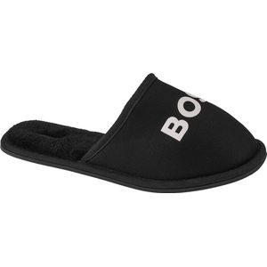 BOSS Logo Slippers J29312-09B, voor een jongen, Zwart, Pantoffels, maat: 36
