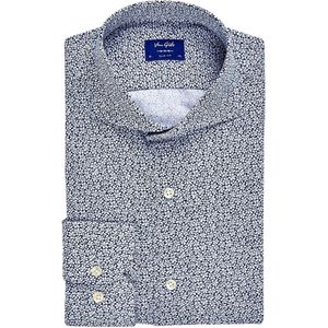 Van Gils  - Bloemenprint overhemd Heren - Maat 39